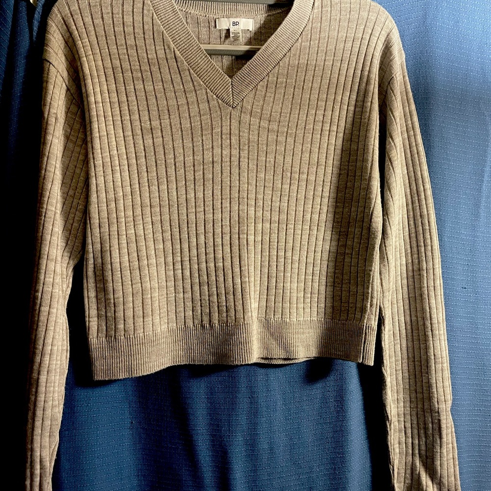B.P.,cropped tan cropped top